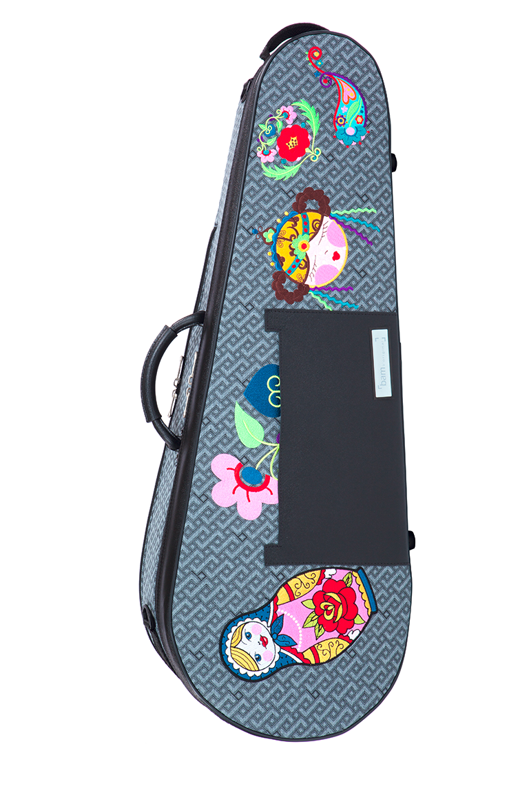 BAM Cases Katyushka Stylus Contoured Violové pouzdro, šedé KAT5101SG