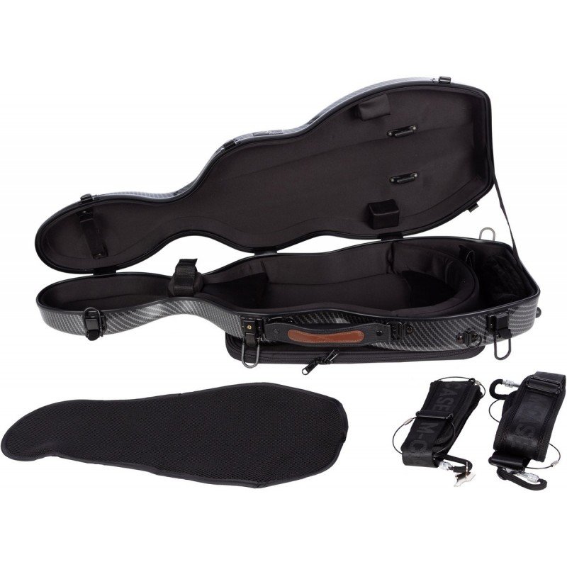 M-Case UltraLight tvarované pouzdro pro housle, Black Special - černý laminát