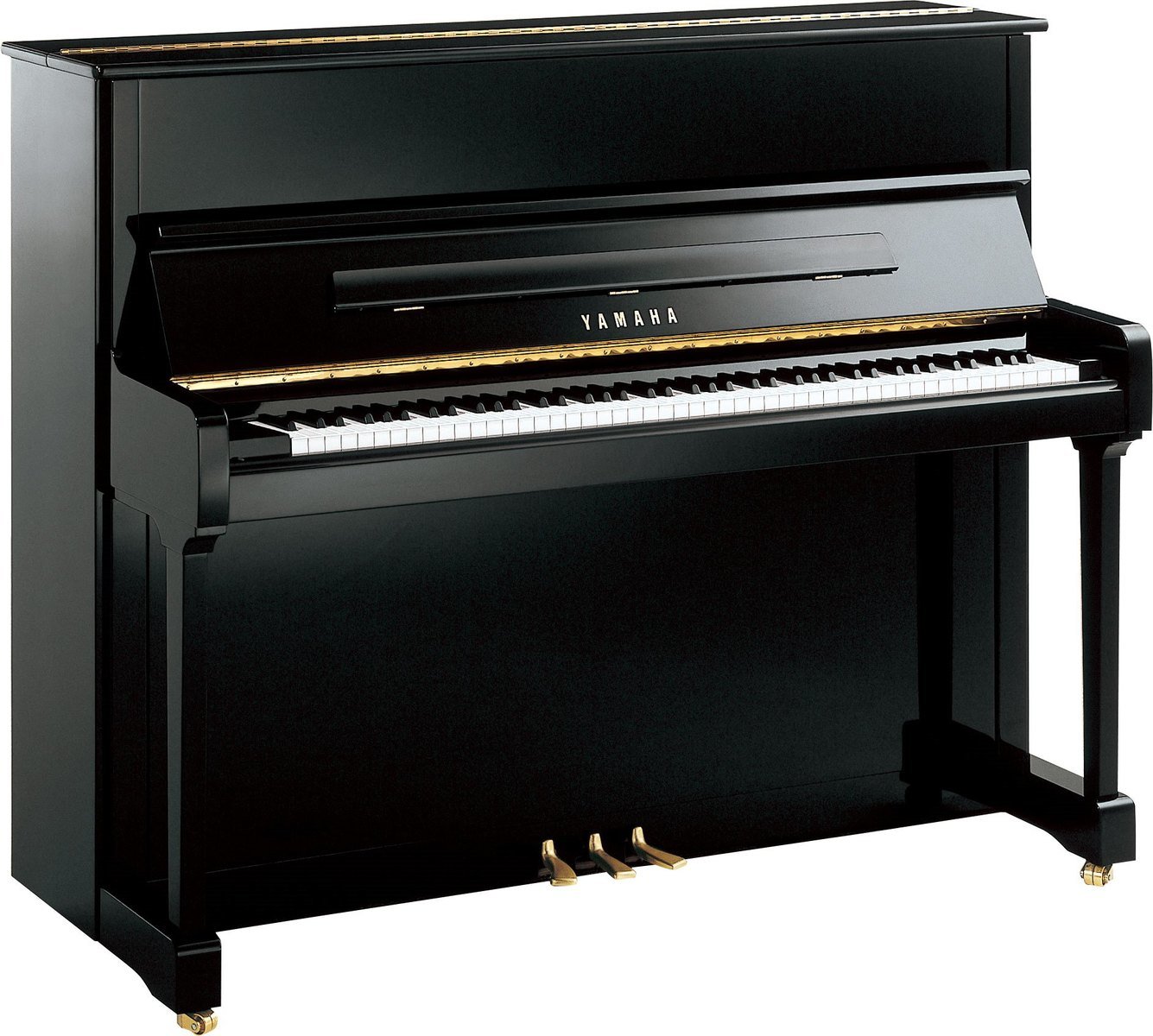 Yamaha Pianino P121 M PE - výška 121 cm, leštěný eben