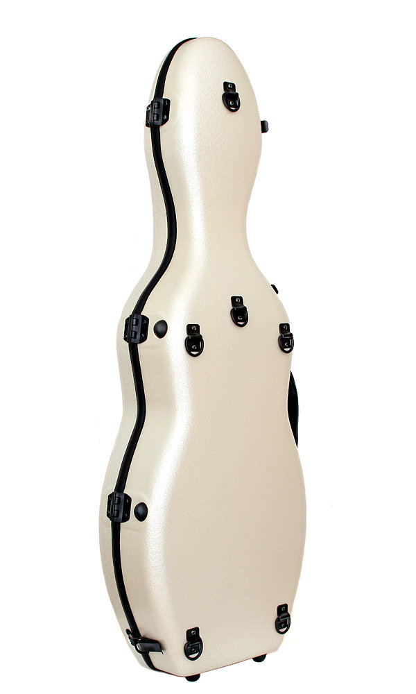 Tonareli tvarované pouzdro pro housle, barva bílá perleť