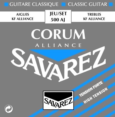 Savarez Alliance Corum 500AJ  sada strun pro klasickou kytaru - nylon, vysoké pnutí