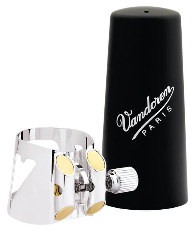 Vandoren Optimum ligatura a plastový klobouček pro hubičku na Es klarinet