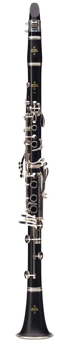 Buffet Crampon E11 B klarinet 17/6 - poniklovaná mechanika, pouzdro kufr