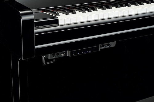 Yamaha Pianino B2 ESC2 PE - SILENT, barva: Polished Ebony