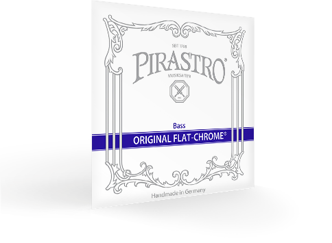 Pirastro Original Flat-Chrome sada strun pro kontrabas, sólové ladění