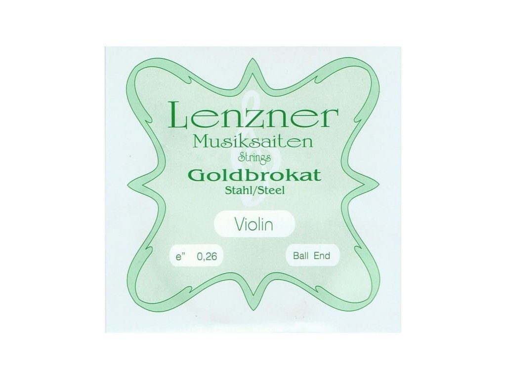 Lenzner Goldbrokat - E struna pro housle 0.26mm
