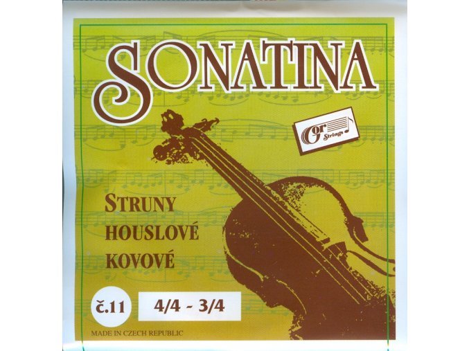 GORSTRINGS Sonatina č. 11 - sada strun na 4/4 - 3/4 housle