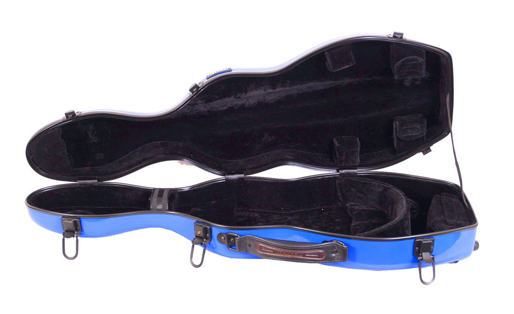 Tonareli tvarované pouzdro pro housle, barva modrá