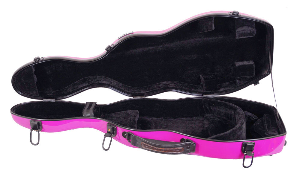 Tonareli tvarované pouzdro pro housle, barva fialová