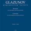 Bärenreiter Alexander Glazunov - Konzert in Es für Alt-Saxophon und Streichorchester op.10