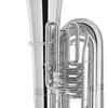 MELTON B tuba "Fafner" 195 - postříbřená mosaz, 4 ventily