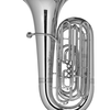 MELTON B tuba Howard Johnson "Gravity" 2011FA - postříbřená mosaz, 4 ventily