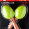 Stagg Maracas EGG-MA S/GR, vajíčka s ručkou, barva zelená