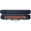 BAM Cases Hightech 6 Bows Case For Violin, Viola & Cello (Baroque Bows On Request) - Case for bows, black carbon 7001XLC