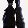 Eastman CAVL3044BLU - tvarované pouzdro pro housle, barva broušený modrý mat