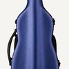 Eastman CAVL3044BLU - tvarované pouzdro pro housle, barva broušený modrý mat