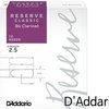 D'Addario Reserve Classic plátek pro B klarinet tvrdost 2,5