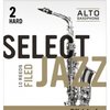 D'Addario Rico Select Jazz Filed Blatt für Alt Saxophon, Stärke 2H - stück