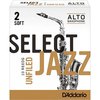 RICO Rico Select Jazz Unfiled Blatt für Alt Saxophon, Stärke 2S - stück