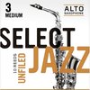D'Addario Select Jazz Unfiled plátek pro alt saxofon tvrdost 3M