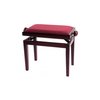 GEWA music GEWApure Pianobank FX Mahagoni Hochglanz Sitz bordeaux