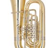 MIRAPHONE B tuba Hagen  494A - mosaz, 3/4 velikost, 4 ventily