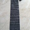 Kravata hedvábí Robin Ruth 446-C šedá s motivem menší notové osnovy