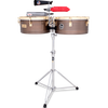 Latin Percussion Karl Perazzo Timbales 14"/15" LP257-KP - karbon/ocel, hloubka 6,5"