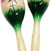 Latin Percussion Maracas, Wood Maracas - Medium/Painted