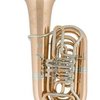 Josef Lídl Tuba LBB 786-4 R, zlatomosaz, 4 ventily, věnec