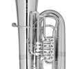 MELTON B tuba "Fafner" 195/2 - postříbřená mosaz, 4 ventily