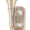 Josef Lídl Tuba "MOLDAU" LBB 784-4, zlatomosaz, 4 ventily