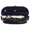 M-case CLASSIC pěnové pouzdro pro housle, tvar půlměsíc, barva černá/uvnitř tmavě modrá