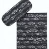 Agifty Spectacle case set - pouzdro na brýle s hudebním motivem not + hadřík (černé)