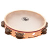 Black Swamp Percussion Professionelles Tamburin SoundArt S3 Series, aged-brass jingles, Calf Head, zweireihig 10"