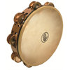 Black Swamp Percussion Professionelles Tamburin SoundArt Series, Synthetic Head, Chromium/Silver, zweireihig 10"