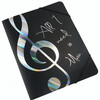 Agifty Elastic Folder "All I Need Is Music" Silver A4 - složka na noty (stříbrná)