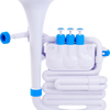 NUVO jHorn - dětský nátrubkový nástroj - bílo-modrý