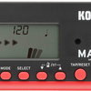 Korg MA-2 BKRD kompaktní digitální metronom, barva černá / červená