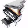 Clarina Music Miniatur piano schwarz + hocker