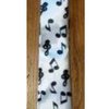 Kravata úzká polyester bílá s motivem hudebních symbolů