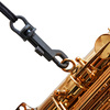 BG S85SH - sax. popruh pro zahnutý soprán sax., šňůra, karabina, velikost XS