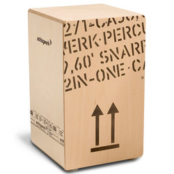 Schlagwerk Cajon 2inOne CP404 Red, Black, Nature, Large