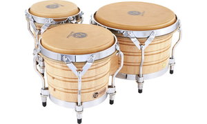 Latin Percussion Generation III Triple Wood Bongos LP202-AW