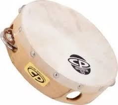 Latin Percussion Tamburina CP376 - 6", jednořadá, s blánou