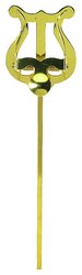 Gewa / Riedl 301N - lyra malá pro trubku, délka dříku 14 cm, 1 tlakadlo - nikl
