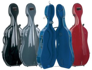 GEWA music Futura Plus - pouzdro pro violoncello, stříbrný plast