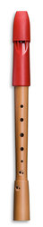 Mollenhauer PRIMA sopránová flétna - plast červený/dřevo 1074