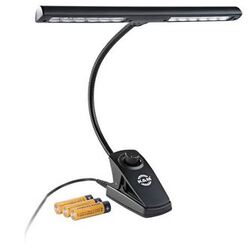 K&M 12295 osvětlení notového pultu "Dimmer Light", 12 LED, se stmívačem