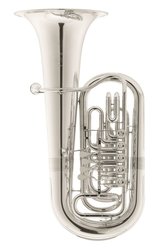 MIRAPHONE Es tuba "STARLIGHT" Eb 383B -  postříbřená mosaz, 5 ventilů